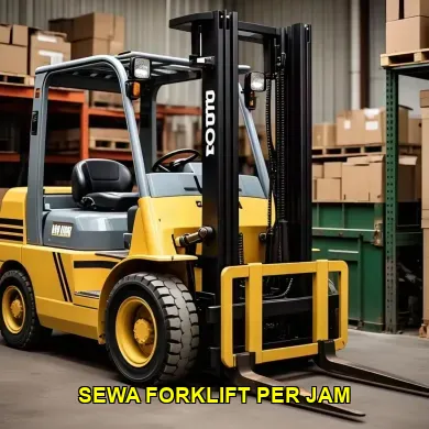 sewa forklift per jam